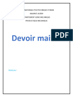 Devoir Maison