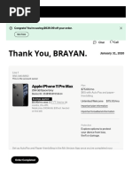 Thank You, Brayan.: Apple Iphone 11 Pro Max