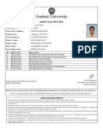 Admit Card-2023-2024