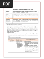 Spesifikasi Teknis Struktural - Suixno