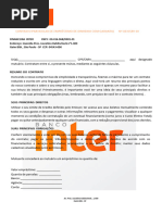 Contrato de Empréstimo Banco Inter