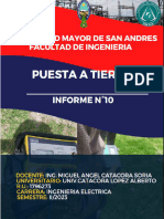 INFORME Puesta Tierra