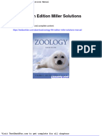 Full Download Zoology 9th Edition Miller Solutions Manual