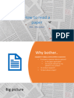 How To Read A Paper