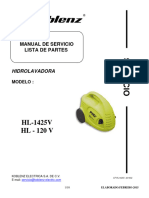 HL-1425V HL - 120 V: Manual de Servicio Lista de Partes