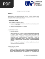 Ejemplo de Informe Financiero