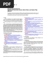 ASTM C76-14 Standard Specification For Reinforced Concrete Culvert, Storm Drain, and Sewer Pipe