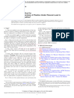 ASTM D648-18 Standard Test Method For Deflection Temperature of Plastics Under Flexural Load in The Edgewise Position