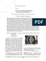 Prediction of Flow Coefficient and Hydrodynamic Torque Coefficient in Butterfly Valve