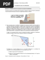 S8 - Murs de Soutènements - Énoncé Exercices