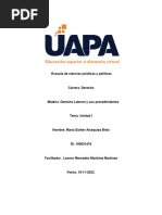 Tarea 1 de Derecho Laboral