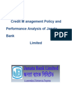 Credit Management Policy and Performance