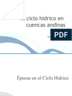 Ciclo Hidrico en Cuencas Andinas