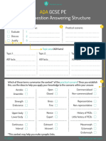 Aqa 9 Mark Question Answering Structure A4 Colour