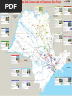 Mapa Rodovias Do Estado de Sao Paulo