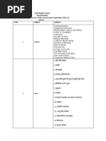 Updated Syllabus For Online Assessment September 2022 Class X