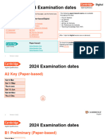 Exam Day Flyer 2024