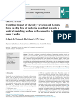 Combined Impact of Viscosity Variation and Lorentz Force On - 2018 - Alexandria