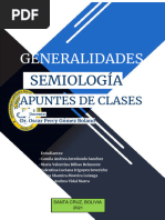 Semiologia Generalidades Clases 2021 Correccion