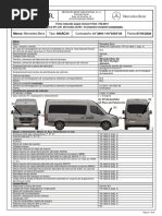 Marca: Mercedes-Benz: Tipo: 906AC35 Contraseña: E1 2001/116 0354 26 Fecha:07/04/2020