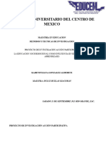 Proyecto de Investigacion Participativa Ed Socioemocional