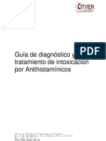 Guía de Diagnóstico y Tratamiento de Intoxicación Por Antihistamínicos