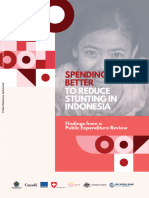 WB Spending Better To Reduce Stunting in Indonesia Findings From A Public Expenditure Review