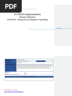 S4 HANA Implementation - BBP FICO