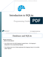 01 Introduction To SQLite