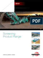 Powerscreen English Screening Brochure