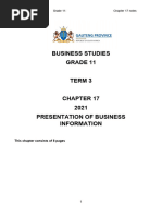 2021 Business Studis Grade 11 Notes Term 3 Chapter 17