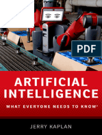 Jerry Kaplan - Artificial Intelligence - What Everyone Needs To Know-Oxford University Press (2016)