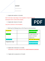 WC 23 October Grade 8 Assessment