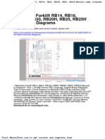 Mitsubishi Forklift Rb14 Rb16 Rb16c Rb20 Rb20h Rb25 Rb25h Manuals Diagrams