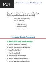 Presentation Concept On Seismic Assessment of Existing Building and Retrofit Methods