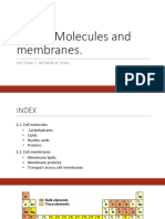 Unit 2. Molecules and Membranes