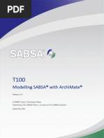 T100 Modelling SABSA With ArchiMate v2.01