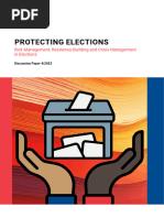 Protecting Elections Risk Management Resilience Building Crisis Management