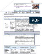 1° SESIÓN DE APRENDIZAJE SESIÓN x-SEM.2-EXP.3-COM