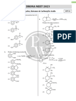 Aldehydes and Ketones - Practice Sheet & Solution 02 (Of Lecture 07) - Drona - 12th - NEET 2023 2