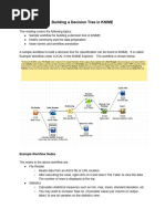 Reading Buildinga Decision Treein KNIME