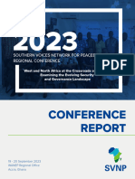 West and North Africa at The Crossroads of Change: Examining The Evolving Security and Governance Landscape