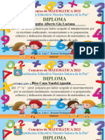 Diplomas de Matemática - Primaria