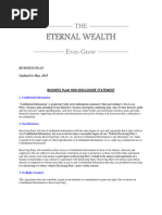 Eternal Wealth Business Consultancy Business Plan Summary