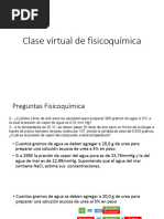 Clase Virtual de Fisicoquímica