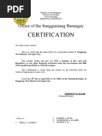 Certificate of Non 4ps