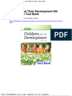 Children and Their Development 6th Edition Kail Test Bank