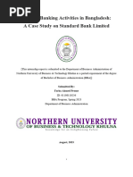 General Banking Activities in Bangladesh A Case Study On Standard Bank Limited