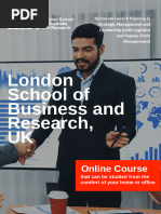 Level 8 Doctorate Diploma in Strategic Management and Leadership (With Logistics and Supply Chain Management) - Delivered Online by LSBR, UK