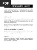 Audio Compression